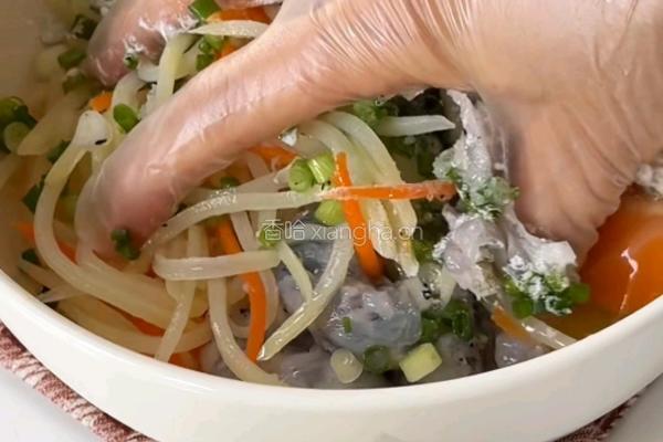 黑松露土豆虾肉球的做法图解4