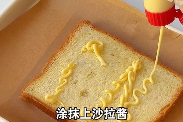 奶油蘑菇培根三明治的做法图解5