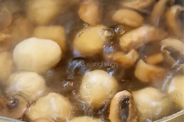 口蘑鲜汤面的做法图解4