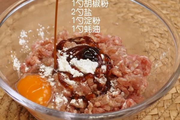 黑松露白菜酿肉的做法图解3