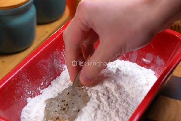 黑松露糖醋虾卷的做法图解3