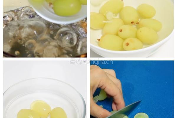 加拿大北极虾生虾拌水果茶凉粉的做法图解3