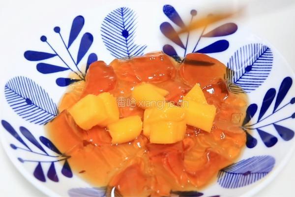 加拿大北极虾生虾拌水果茶凉粉的做法图解8