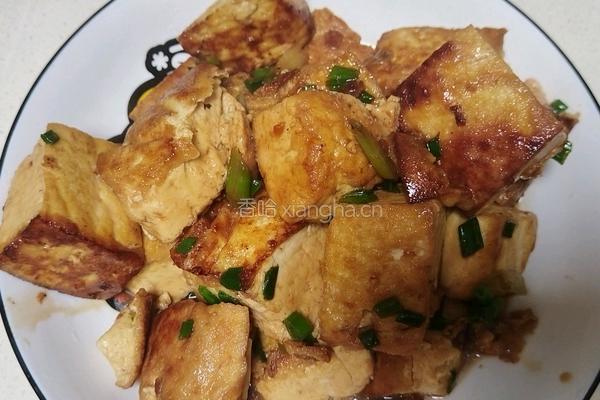 葱烧豆腐