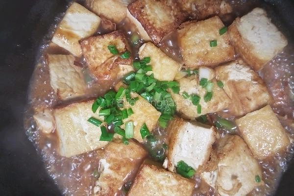 葱烧豆腐的做法图解8