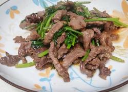 香菜炒牛肉