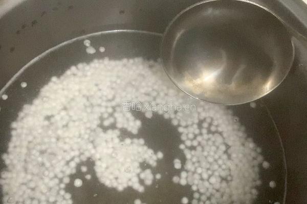 牛奶西米露(电饭煲不用看火)的做法图解4