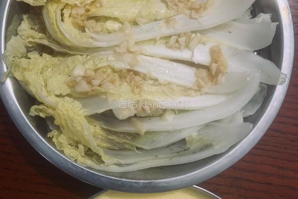 蒜蓉蒸娃娃菜(电饭煲简易版)的做法图解6