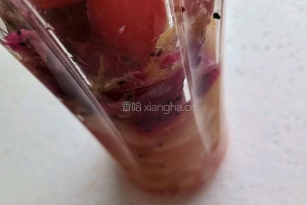 五味茶果 梨蕉龙茄果味的做法图解2