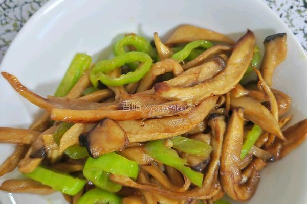尖椒炒杏鲍菇的做法图解6