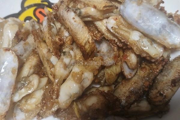 椒盐蛏子的做法图解12