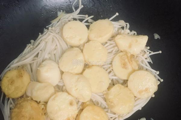 日本豆腐金针菇煲的做法图解9