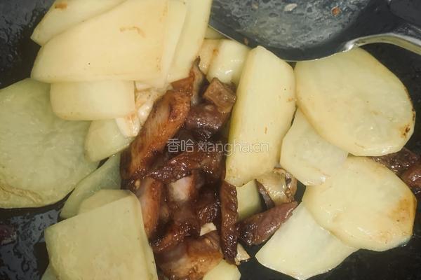 叉烧焖土豆片的做法图解8