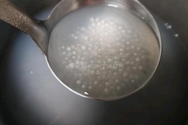 港式甜品杨枝甘露（3杯500ml的量）的做法图解3