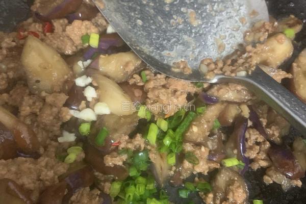 红烧肉末茄子的做法图解13