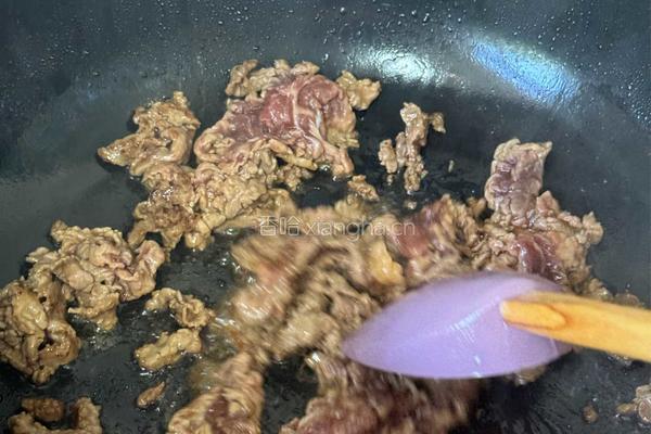 香干炒牛肉的做法图解4