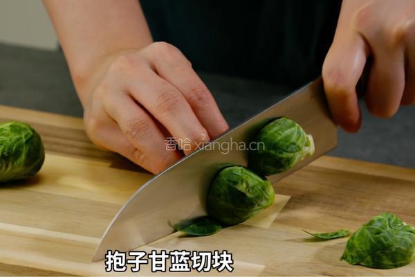 蒜香黄油炒加拿大北极虾的做法图解1