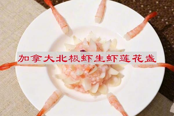 加拿大北极虾生虾莲花盏