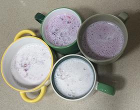 牛奶+冻莓[图]