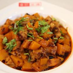 南瓜豆豉蒸鸡丁的做法[图]